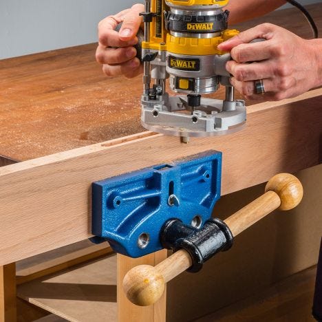 9" Quick Release Workbench Vise | Rockler Woodworking and Hardware