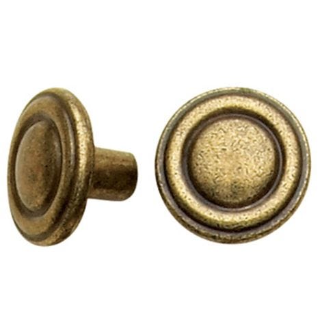 Antique Brass 1-1/4" Knob | Rockler Woodworking and Hardware