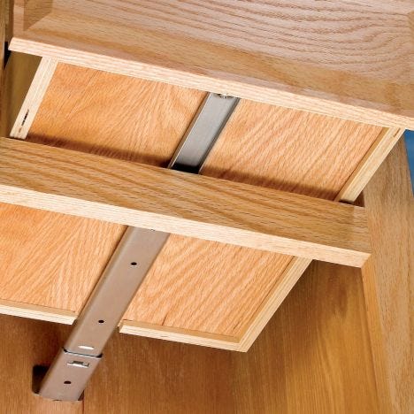 Smoothly Operate Your Drawers with Center Mount Drawer Slides - Rockler