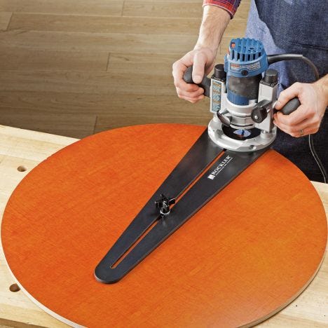 Trim Router Circle Jig - Rockler Woodworking Tools