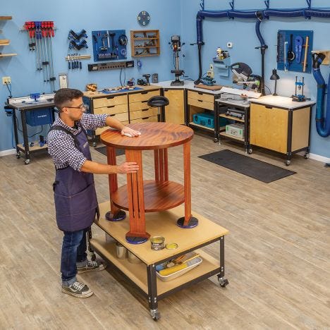 Build-Your-Own Rockler Rock-Steady Shop Stand Components