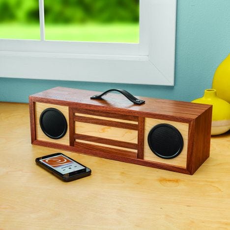 Rockler Stereo Wireless Speaker Kit with 2 Speakers and Playback/Volume  Controls- Rockler