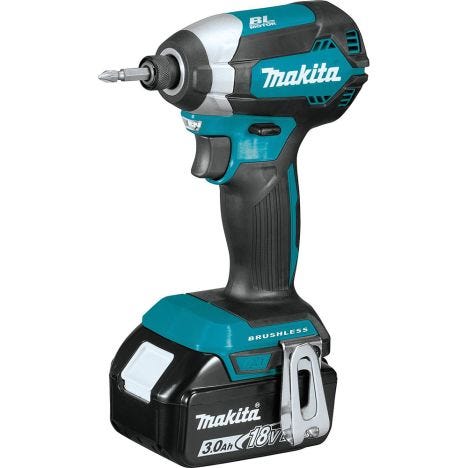 Makita XDT131 18V LXT Lithium-Ion Brushless Cordless Impact Driver Kit,  3.0Ah | Rockler Woodworking and Hardware