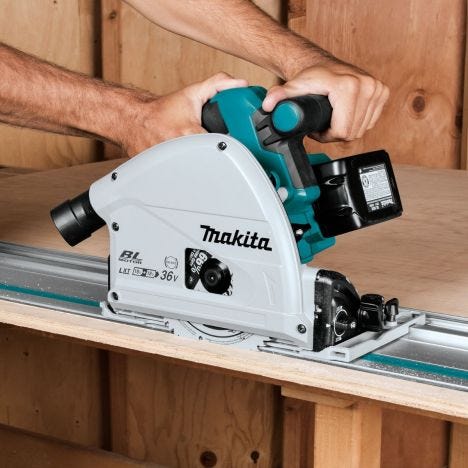Makita XPS01PTJ 18V X2 Brushless Cordless 6-1/2'' Plunge-Cut Circular Saw  Kit | Rockler Woodworking and Hardware