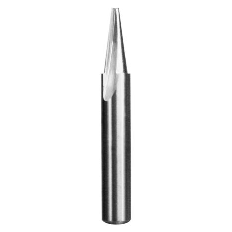 Freud #70-103 Engraving V-Groove Solid Carbide CNC Router Bit, 3/16'' Dia.  x 1/2'' H x 7.5° Taper x 1/4'' Shank | Rockler Woodworking and Hardware