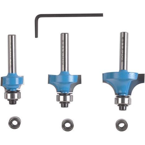 Round Over Beading Router Bit Set | Rockler Woodworking and Hardware