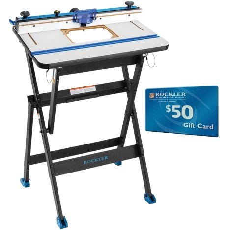 Rockler HPL Router Table with Promax Fence and Basic Stand