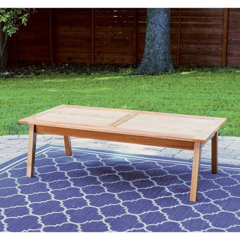 Rockler Modern Patio Coffee Table Plan with Templates