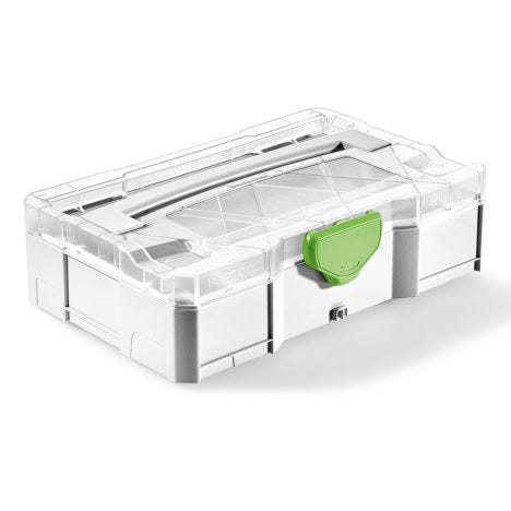 Festool SYS Mini T-Loc Systainer with Clear Lid (203813) - Rockler