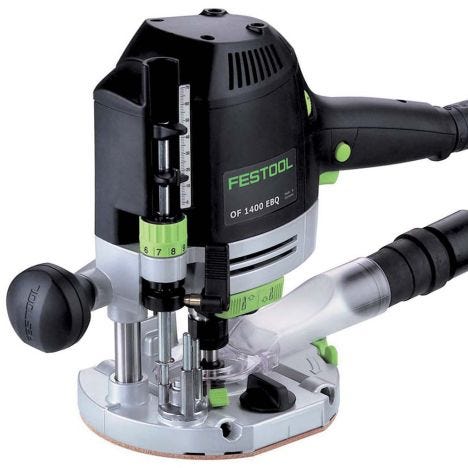 Festool OF 1400 EQ Plunge Router, Imperial Scale (576213) - Rockler