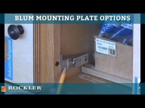 Blum® 120° Clip Top Frameless Overlay Snap Close Hinges - Snap Closing  Hinge | Rockler Woodworking and Hardware