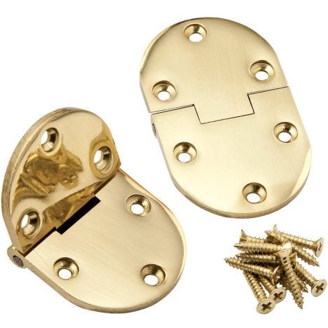 Polished Brass Butler Tray Table Hinges, pair | Rockler Woodworking and  Hardware
