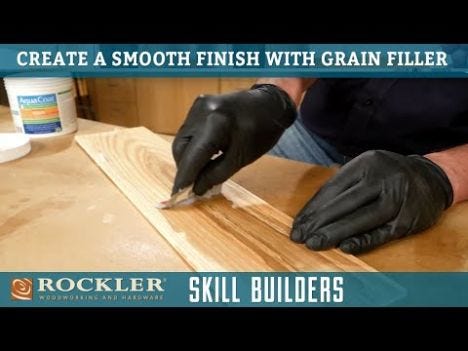 Aqua Coat Clear Wood Grain Filler | Rockler Woodworking and Hardware