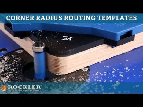Rockler Corner Radius Routing Templates | Rockler Woodworking and Hardware