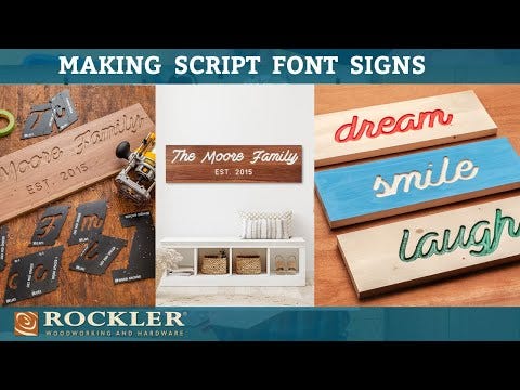 How to Make a Sign with Cursive Script Font Letters 