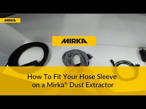 Mirka Vacuum Hose with Sleeve and Cable, 19.7' Long- Rockler