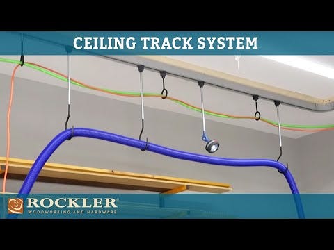 Ring Hooks for Rockler Ceiling Track System