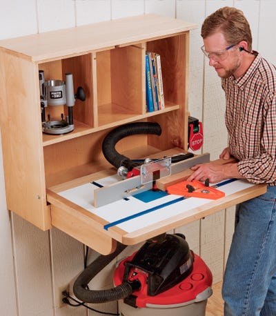 Building a Wall-Mounted Router Table
