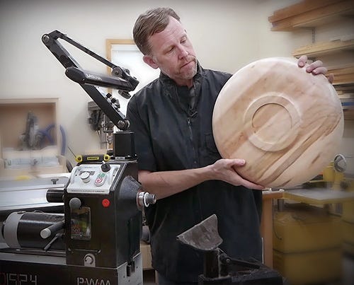 Video Turning Techniques - Making a Platter