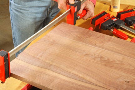 Clamping Tips for Edge Gluing Panels