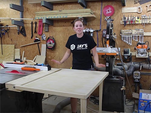 Video: Making a Folding Outfeed Table For Your Table Saw