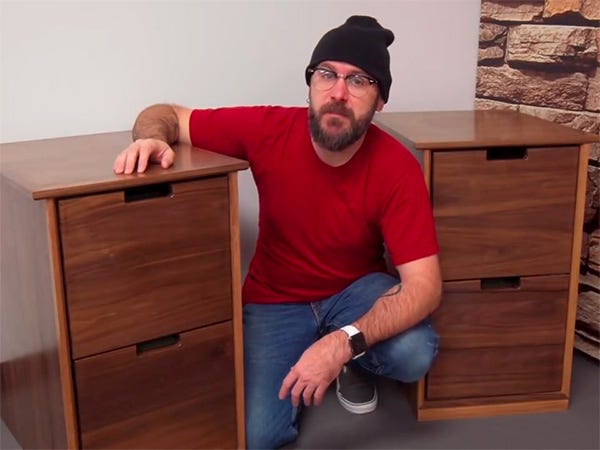 File Storage Cabinet, Woodworking Project