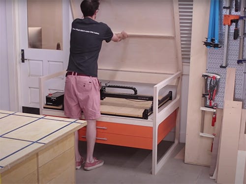 Video: Lift Top Tool Table
