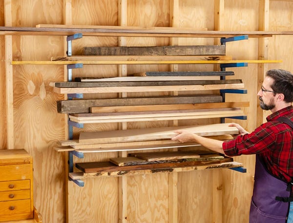 How to store lumber in your woodworking shop