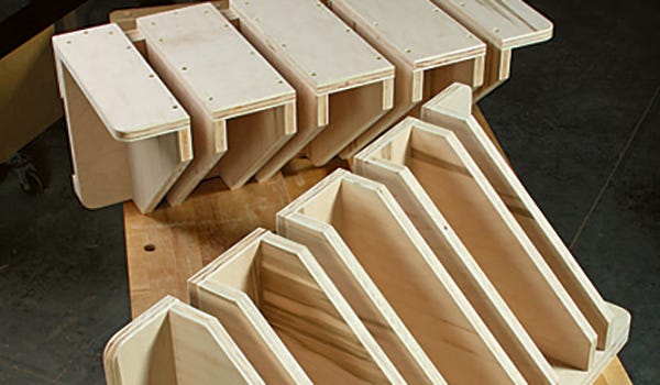 Make Two Clamp Racks from a Sheet of Plywood