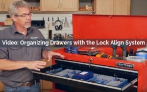 Rockler Lock-Align Drawer Organizer System, 13-Piece Starter Kit