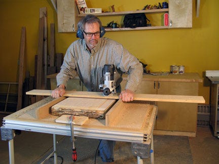 Surface Rough Lumber with a Router