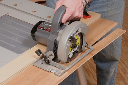 Jigs for Making Straight Cuts with a Circular Saw